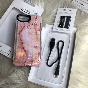 LuMee Duo Marble Selfie case